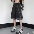 Load image into Gallery viewer, [XIHA Series] ★Shorts★ 2 colors Bottoms Shorts Unisex Men's Black Light Gray
