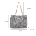 Load image into Gallery viewer, [Prime sister series]★Bag★ 3color handbag shoulder bag floral pattern ladies blue black beige
