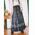 Load image into Gallery viewer, ✿New item! [Ancient monster house---Dragon dyeing series]★China style skirt★Maki skirt Bottoms Hanfu skirt Ink pattern
