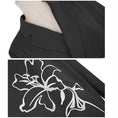 Load image into Gallery viewer, ✿New item! [Big Blue Dragon Series] ★China style outerwear★ Blazer Easy to match Flower embroidery V neck Black Black
