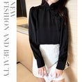 Load image into Gallery viewer, [SSCS Series]★China style tops★ Shirt 3color Chinese style shirt long sleeve black white red
