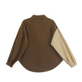 Load image into Gallery viewer, [QIUZILI Series]★Shirt★ Corduroy long sleeve shirt tops cat cat cute color scheme brown
