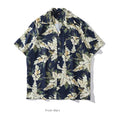 Load image into Gallery viewer, [HTTAOSUP Series] ★Shirt★ Tops, short sleeves, unisex, men's, floral pattern, blue, summer clothing, aloha shirt
