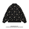 Load image into Gallery viewer, [Fleeing Earth Series]★Jacket★ 2color Outerwear Black Apricot Floral Pattern Ladies Cute
