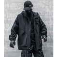 Load image into Gallery viewer, [WL Series] ★Jacket★ Outerwear with hood, unisex, men's black, easy to match with design.
