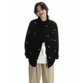 Load image into Gallery viewer, [SAMEUOO Series]★Shirt with tie★ 2color embroidery long sleeve shirt tops corduroy unisex men's
