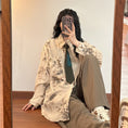 Load image into Gallery viewer, ✿New item! [UATONLINE series] ★China style shirt★ 2color shirt with tie, long sleeve shirt, tops, unisex, men's bamboo
