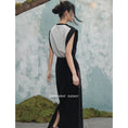 Load image into Gallery viewer, [Daiseiryuu 4 Series] ★Chinese-style tops★ Outerwear, shirts, long-sleeved shirts, sun protection, Chinese clothing, gray
