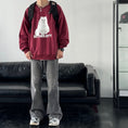 Load image into Gallery viewer, [V37 Series] ★Tops★ 3color Sweatshirt Unisex Men's Cat Cat Dog Cartoon Animal Pattern
