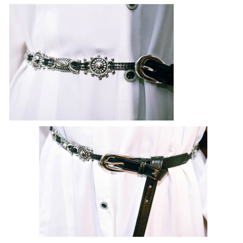 ✿New item! [Old Kaisha---Takubuchi Series] ★China style belt★ Ornament, original, easy to match, black, black, unique