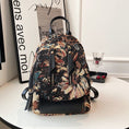 Load image into Gallery viewer, [NANA Series]★Bag★ 3color Rucksack Rucksack Floral Pattern Cute Blue Black Brown
