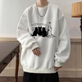 Load image into Gallery viewer, [XINGER Series] ★Tops★ 4color Sweatshirt Unisex Men's Cat Cat Cartoon Cute
