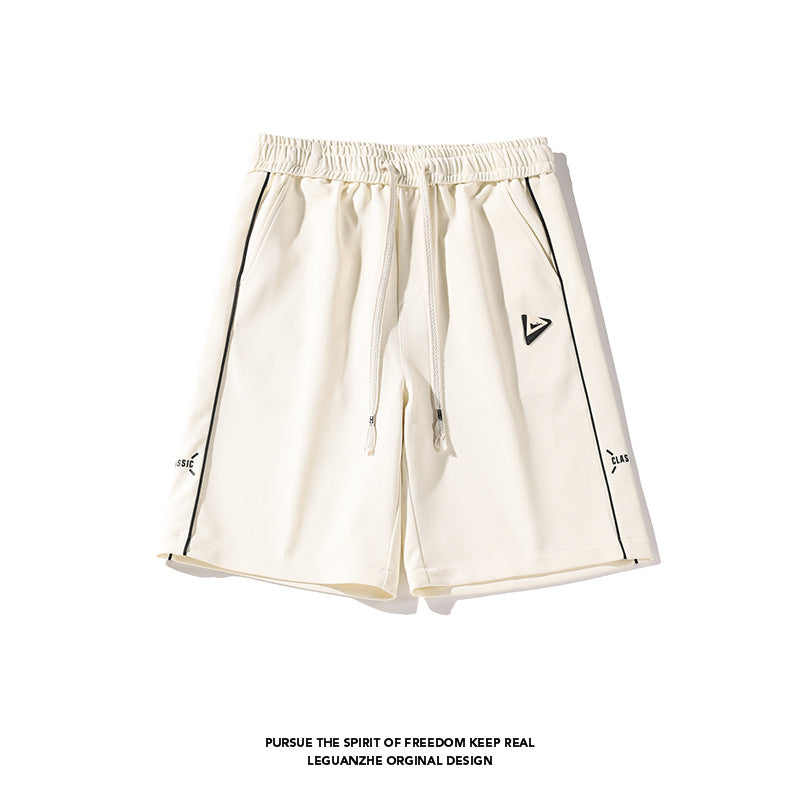 [BIGEMAN Series] ★Shorts★ 2 colors Bottoms Shorts Unisex Men's Sporty Black Beige