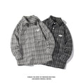 Load image into Gallery viewer, ✿New item! [BIGEMAN Series]★Shirt★ 2color tops, unisex, men's, large size, plaid pattern, easy to match
