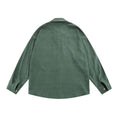 Load image into Gallery viewer, [MOISHE TIDE Series]★Shirt★ 2color Long Sleeve Shirt Tops Embroidery Unisex Men's Green Apricot
