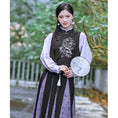 Load image into Gallery viewer, [Kokaisha---Butterfly Gin Series] ★Chinese-style top★ Happi coat, outerwear, unique, embroidered, butterfly, retro, easy to match
