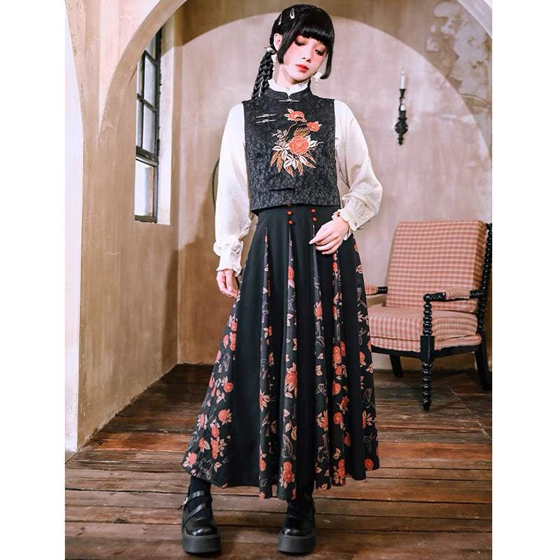 [Kokaisha---Butterfly Gin Series] ★Chinese-style top★ Happi coat, outerwear, unique, embroidered, butterfly, retro, easy to match