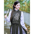 Load image into Gallery viewer, [Kokaisha---Butterfly Gin Series] ★Chinese-style top★ Happi coat, outerwear, unique, embroidered, butterfly, retro, easy to match
