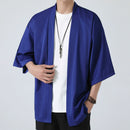 [BIGEMAN series] ★Chinese-style tops★ 6 colors, thin happi coat, unisex, men's, large size, plain, simple