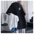 Gallery viewerに画像を読み込む, 【SGLLシリーズ】★トップス★ 4color Tシャツ 半袖 男女兼用 メンズ 大きいサイズ コットン 黒 白 青 灰
