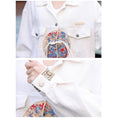 Load image into Gallery viewer, [UATONLINE Series] ★Shirt★ Tops, short sleeves, unisex, men's, openwork, floral pattern, summer clothing, loose fit
