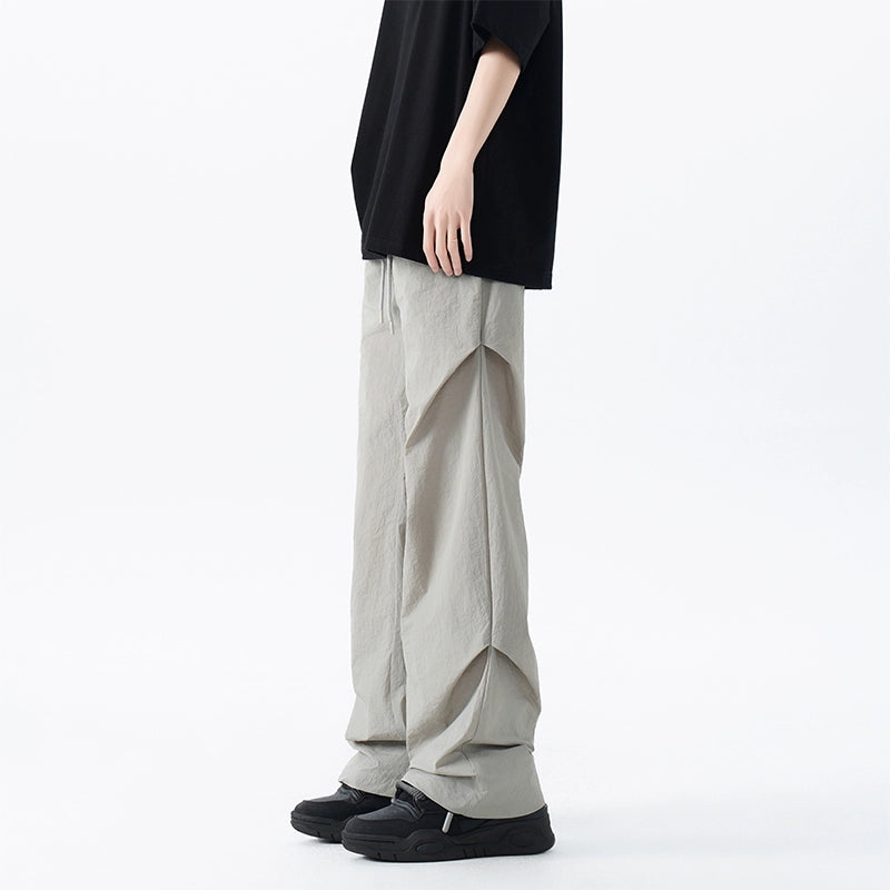 [Vesibo Series] ★Casual pants★ 4 colors Pants Bottoms Unisex Men's Large size Simple