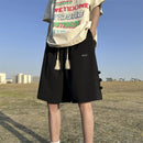 [LPZ Series] ★Shorts★ Chinese-style pants 3 colors Bottoms Shorts Unisex Men's Chinese buttons Green Black