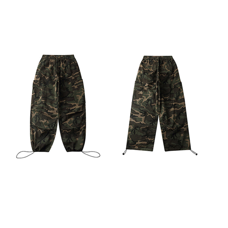 [NCLLW Series] ★Casual pants★ Bottoms, trousers, unisex, men's, camouflage pattern, easy to match