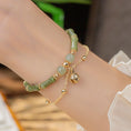 Load image into Gallery viewer, [GULIYA Series]★China Style Bracelet★ Bracelet Accessory Women's Bamboo Fringe Flower Improves Temperament Green
