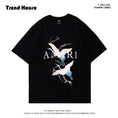 Gallery viewerに画像を読み込む, 【Houseof Phsシリーズ】★Tシャツ★ 2color トップス 半袖 男女兼用 メンズ レディース 鶴 鶴柄 コットン
