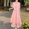 Load image into Gallery viewer, [DXJ Series] ★Chinese-style dress★ 2 colors, hanging dress + top, Chinese clothing, cute, large size
