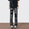 Load image into Gallery viewer, [BIGEMAN Series] ★Denim pants★ 2 colors Pants Bottoms Unisex Men's Distressed Fashion Black Blue
