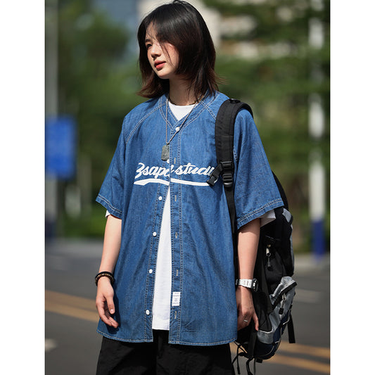 [BIGEMAN Series] ★T-shirt★ 2 colors Tops Short sleeve Unisex Men's Large size Graffiti Casual