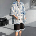 Load image into Gallery viewer, [WUSHE Series] ★Chinese style set up★ 3 colors Shirt + shorts Unisex Men's Large size Cool
