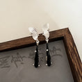 Load image into Gallery viewer, [Drejew Series] ★Chinese-style earrings★ Pair of earrings or earrings, fan, sense, fringe, unique
