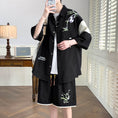 Load image into Gallery viewer, [WUSHE Series] ★Chinese style set up★ 3 colors Shirt + shorts Unisex Men's Large size Cool
