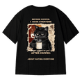 Load image into Gallery viewer, [MOYAN Series]★T-shirt★ 3color Tops Cat Unisex Men's Large Size Black White Coffee Color
