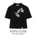 將圖片載入到圖庫檢視器中， 【YOYO CLUBB系列】★中式套裝，單品下單★ 上衣或裙子，花朵，提升氣質，可愛
