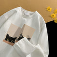 Gallery viewerに画像を読み込む, 【SENSUシリーズ】★Tシャツ★ 5color 長袖Tシャツ 男女兼用 メンズ 大きいサイズ 猫 ねこ プリント コットン
