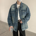 Load image into Gallery viewer, [XGY Series]★China style outerwear★ 3color jacket denim jeans unisex men's casual
