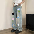 Load image into Gallery viewer, [HANMOYAN Series] ★Denim pants★ Pants Bottoms Butterfly Unique Women's Cute Easy to match
