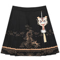 Load image into Gallery viewer, [Mori Onna Buraku Series] ★China style skirt★ 2 types available Long length or short length Bottoms Original
