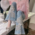 Load image into Gallery viewer, [HANMOYAN Series] ★Denim pants★ Pants Bottoms Butterfly Unique Women's Cute Easy to match
