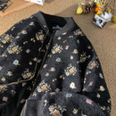 [BENGE Series]★Outerwear★ 2color Jacket Floral Pattern Ladies Casual Easy to Match