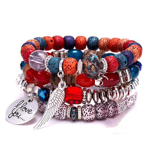 [Just add to cart and get it for free!] ★Bracelet ★ Ethnic style accessory set