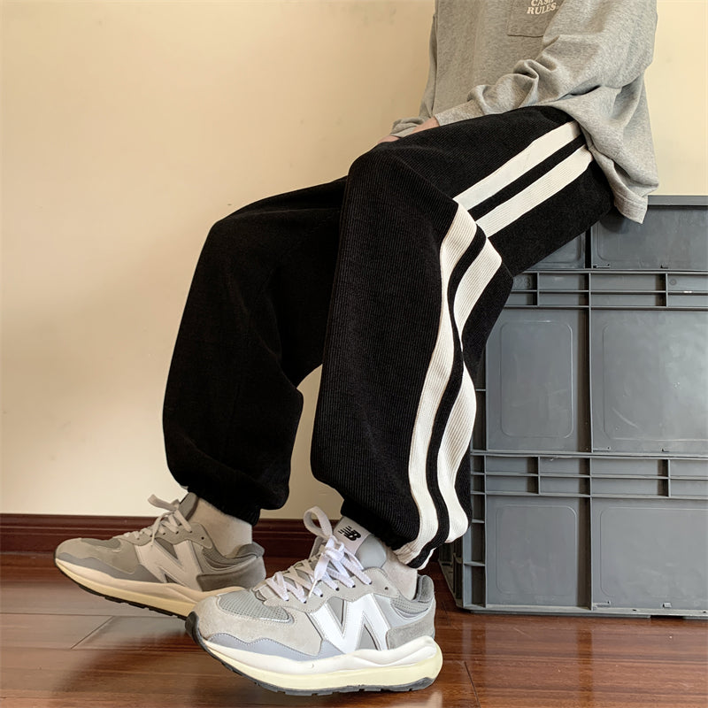 [YANDAN Series]★Casual pants★ 3color pants bottoms unisex men's large size color scheme