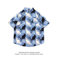 Load image into Gallery viewer, Very popular item [BEAT BOY series]★China style shirt★ Letter pattern Kanji short sleeve shirt Floral pattern shirt Print tops Unisex Men's ML XL 2XL
