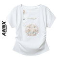 Load image into Gallery viewer, [ANNX Series]★China Style T-shirt★ 2color Tops Women's Chinese Clothing Improves Temperament Embroidery Chinese Button
