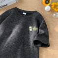 Gallery viewerに画像を読み込む, 【高墣シリーズ】★Tシャツ★ 4color トップス 半袖 刺繍 花柄 男女兼用 メンズ カジュアル 合わせやすい おしゃれ
