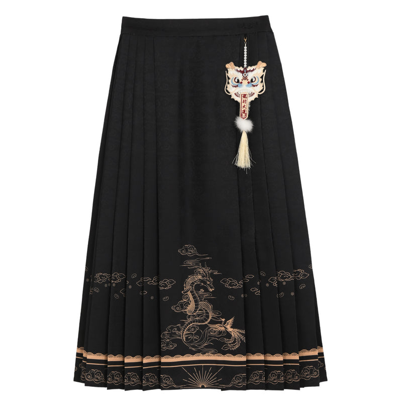 [Mori Onna Buraku Series] ★China style skirt★ 2 types available Long length or short length Bottoms Original